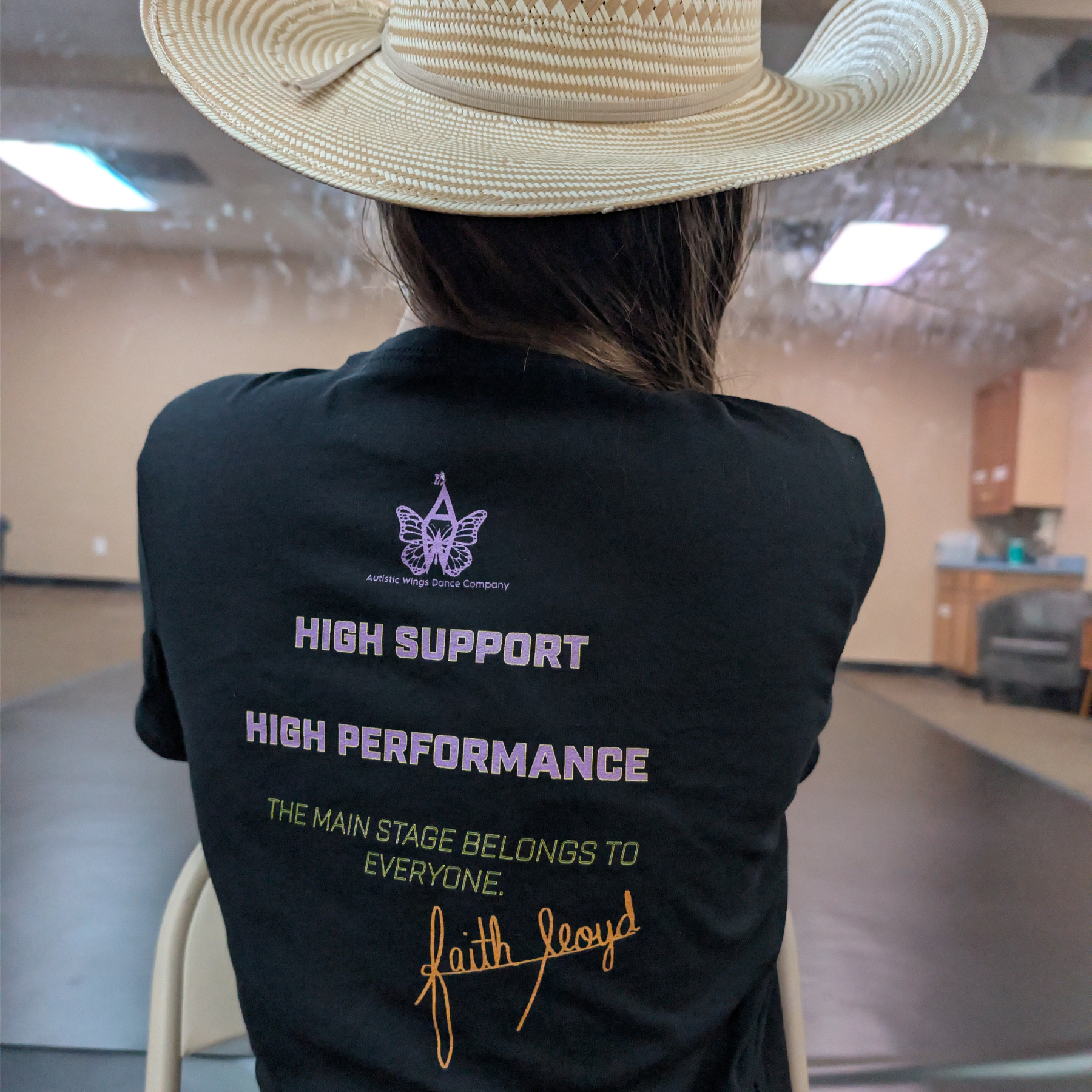 High Support Means High Performance Youth T-Shirt (Faith's Autograph)